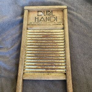 Vintage Wooden washboard by Columbus Wahboard Company